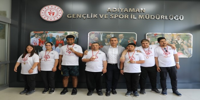 Adıyamanlı özel sporculardan 9 madalya